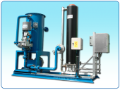 F-100 Catalytic oxidizer with a primary separator